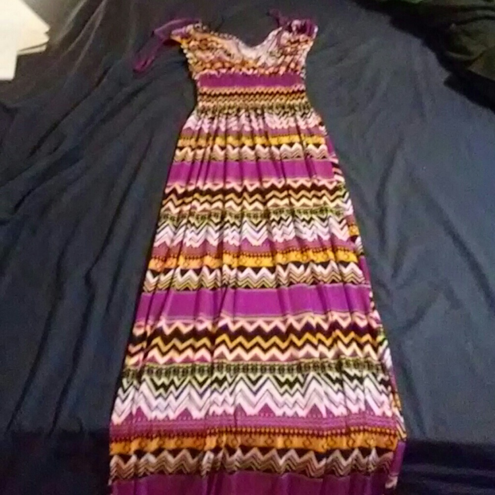 A lomg maxi dress